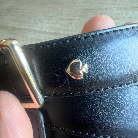 Kate Spade Black Belt with Gold Buckle main image 13